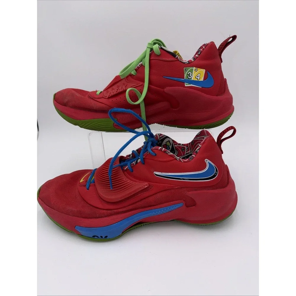 NIKE ZOOM FREAK 3 NRG "'UNO RED" Size 13 DC9364-600 - Picture 5 of 16
